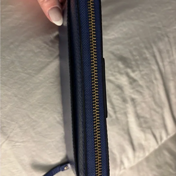 Kate Spade Royal Blue Zip Wallet - Picture 4 of 7